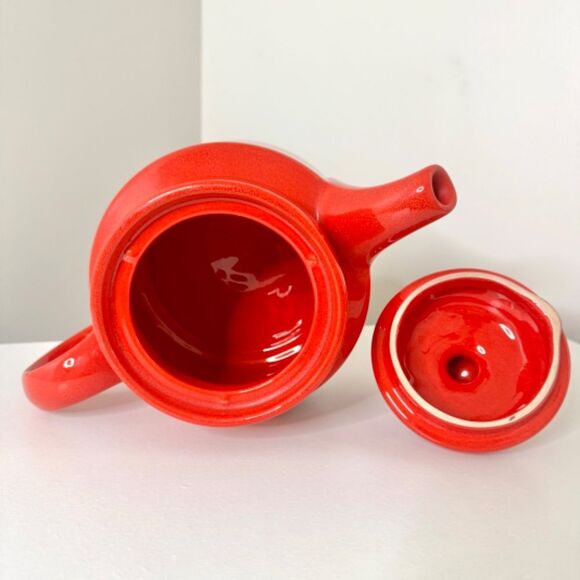 Vintage Waechtersbach West Germany Ceramic Christmas Teapot / Tea Kettle - Picture 6 of 9